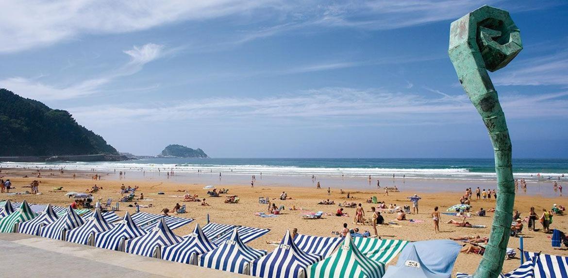 Hondartza Zarautz Exterior foto